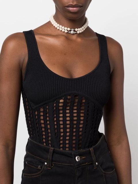 Vivienne Westwood Orb pearl double-row choker - Neutrals - zdjęcie produktu nr 2