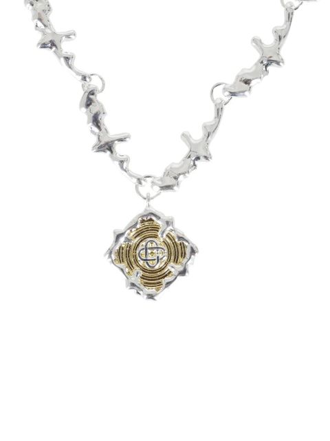 Casablanca medallion chain necklace - Silver - zdjęcie produktu nr 2
