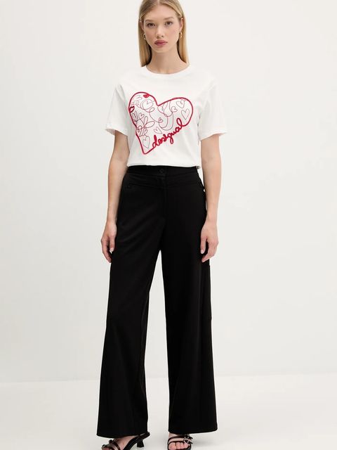 Desigual t-shirt bawełniany ROMA - zdjęcie produktu nr 1