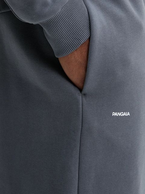 Pangaia spodnie dresowe bawełniane kolor szary gładkie 10001759