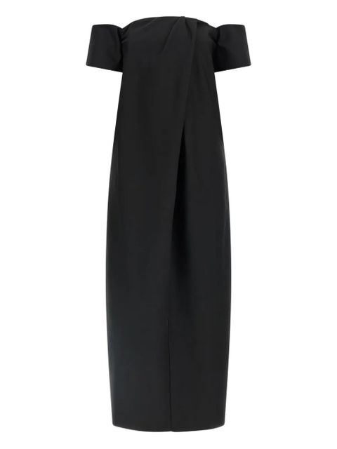 Magda Butrym off-shoulder sheath maxi dress - Black - zdjęcie produktu nr 1