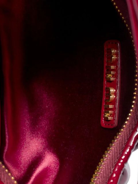 Miu Miu Wander matelassé patent leather bag - Red