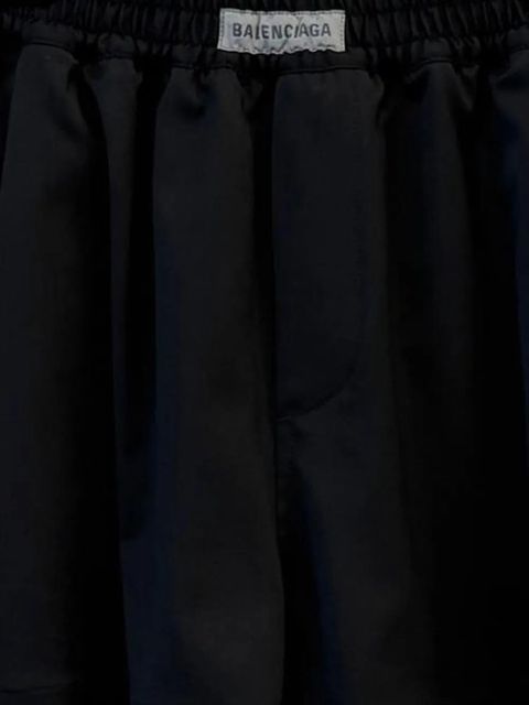 Balenciaga elasticated-waistband boxer shorts - Black - zdjęcie produktu nr 2