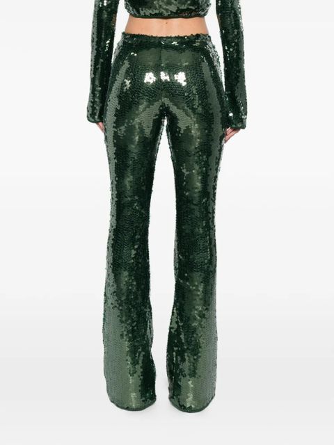 Oséree Marilyn sequin trousers - Green