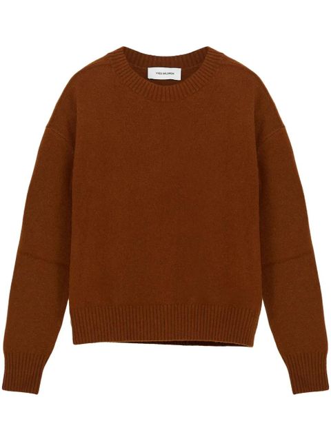 Yves Salomon knitted jumper - Brown - zdjęcie produktu nr 1