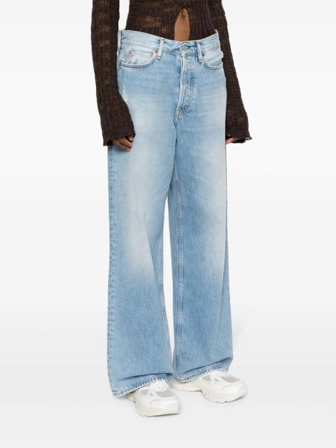 Acne Studios high-rise wide-leg jeans - Blue - zdjęcie produktu nr 2