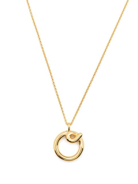 Missoma Curly Molten initial pendant necklace - Gold - zdjęcie produktu nr 1