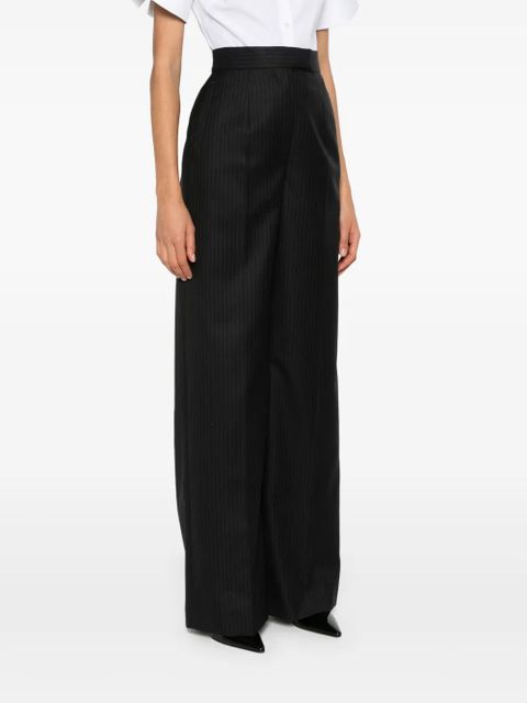 Alexander McQueen pinstripe tailored wool trousers - Blue - zdjęcie produktu nr 2