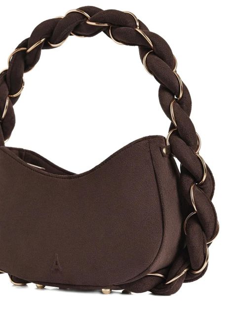 Manière De Voir Somme suede handbag - Brown