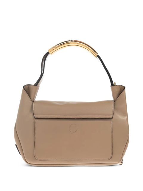 Moschino handle-detail cross body bag - Brown