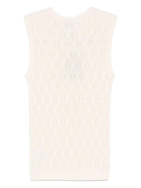 ETRO open-knit vest - Neutrals - zdjęcie produktu nr 2