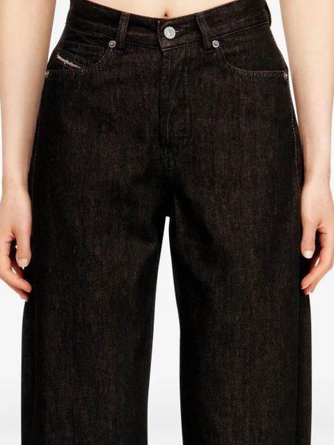 Diesel 1974 d-ellz relaxed wide-leg jeans - Black