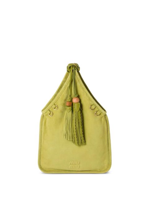 Miu Miu tassel-embellished side bag - Green - zdjęcie produktu nr 1