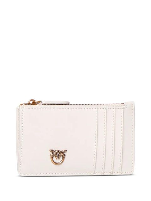PINKO zip-up wallet - White