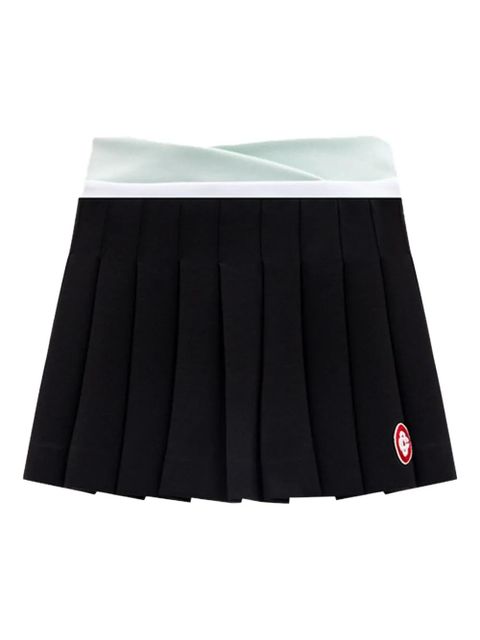 Casablanca pleated panelled mini skirt - Black - zdjęcie produktu nr 1