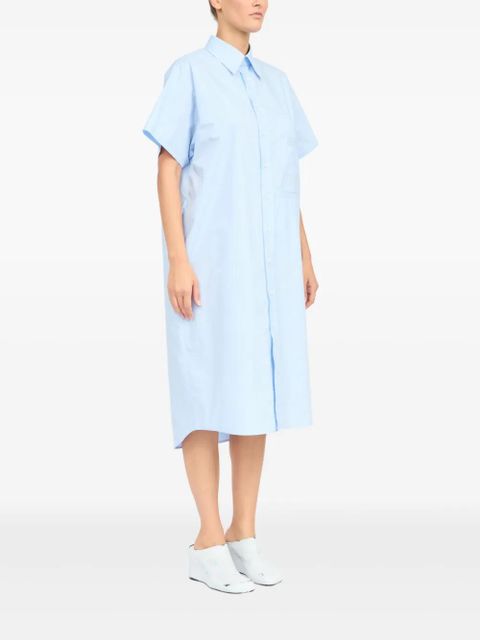 MM6 Maison Margiela cotton shirt dress - Blue