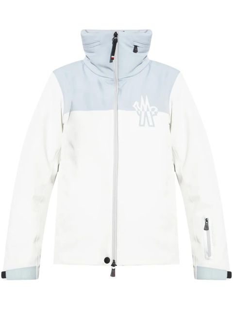 Moncler Grenoble high neck zipped jacket - White - zdjęcie produktu nr 1