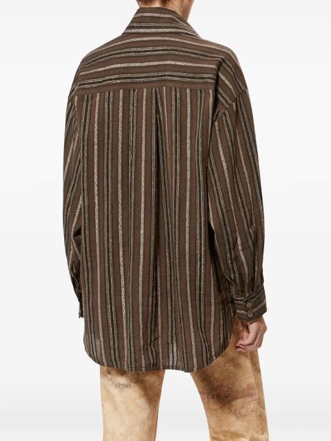 ISABEL MARANT Chelia striped shirt - Brown