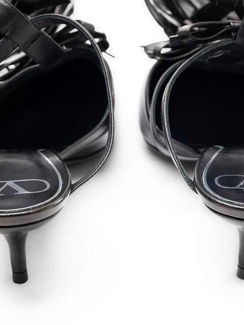 Valentino Garavani bow-strap pumps - Black