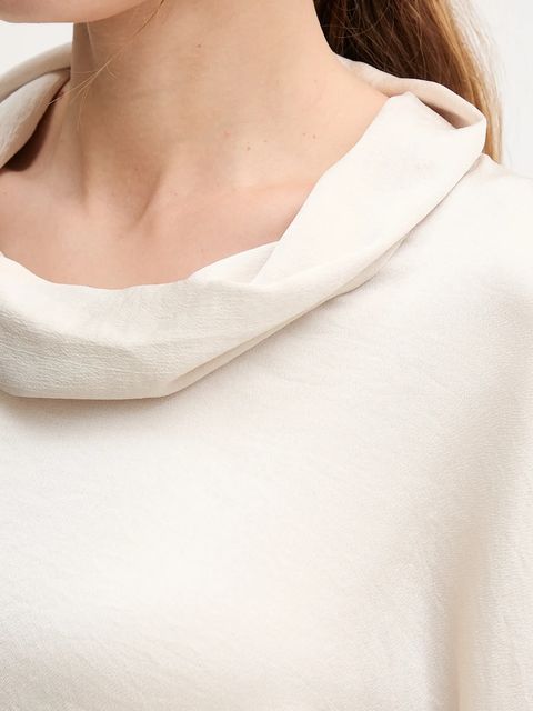 Joseph Ribkoff bluzka damska kolor beżowy gładka 254217