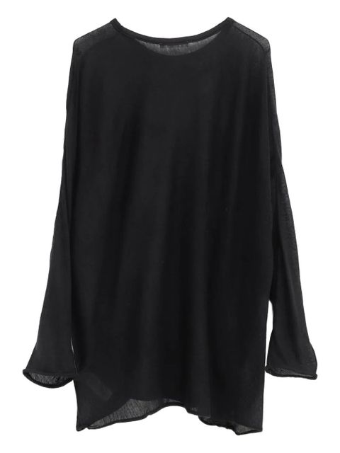 The Row long-sleeve blouse - Black
