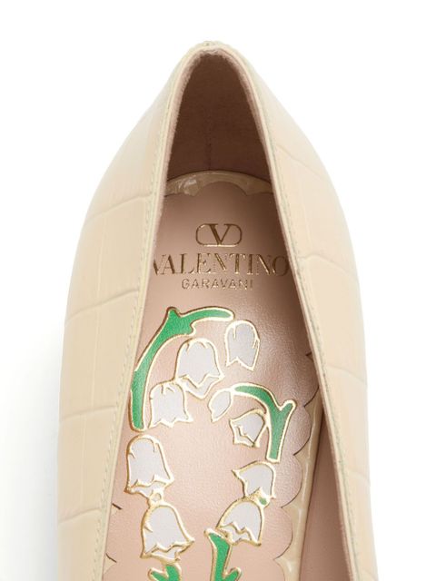 Valentino Garavani 45mm Bowow Décolleté pumps - Neutrals