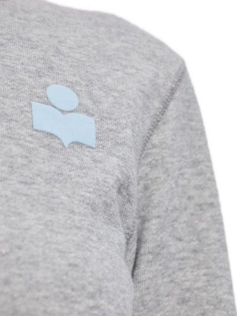 MARANT ÉTOILE Prissa logo-embroidered sweatshirt - Grey