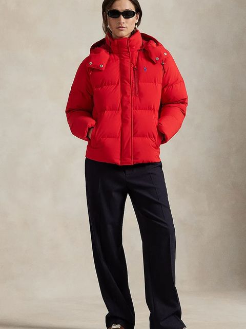 Polo Ralph Lauren kurtka puchowa kolor czerwony zimowa 211971190