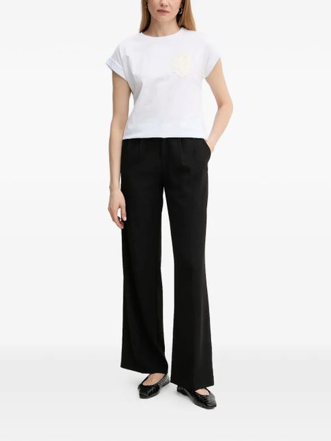 TWINSET appliqué t-shirt - White - zdjęcie produktu nr 2