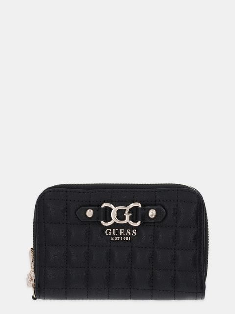 Guess portfel NADIRA damski kolor czarny SWQG84 24164 - zdjęcie produktu nr 1