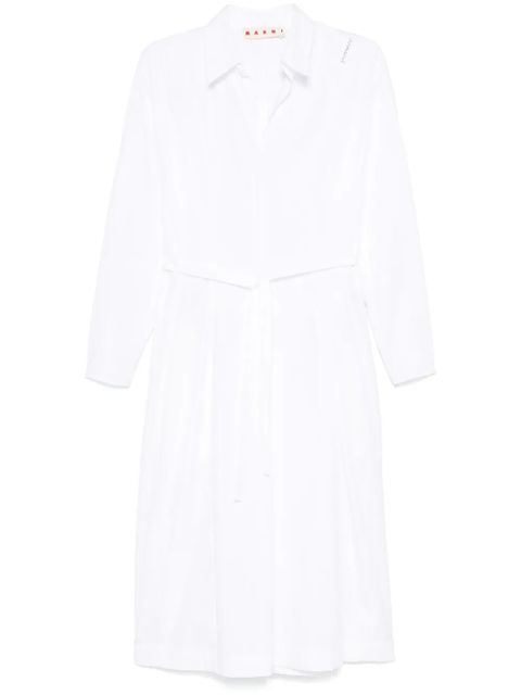 Marni organic-cotton shirt dress - White - zdjęcie produktu nr 1