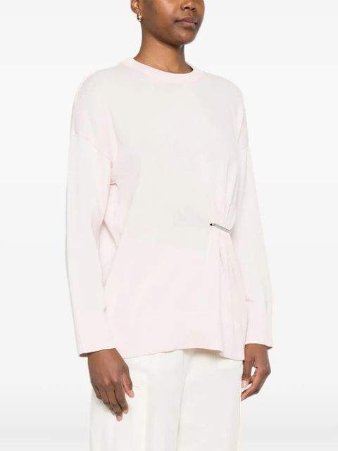 TWINSET gathered sweater - Pink