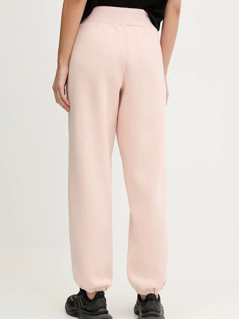 Guess spodnie dresowe AELIA damskie kolor pomarańczowy gładkie V5BB10 KB681