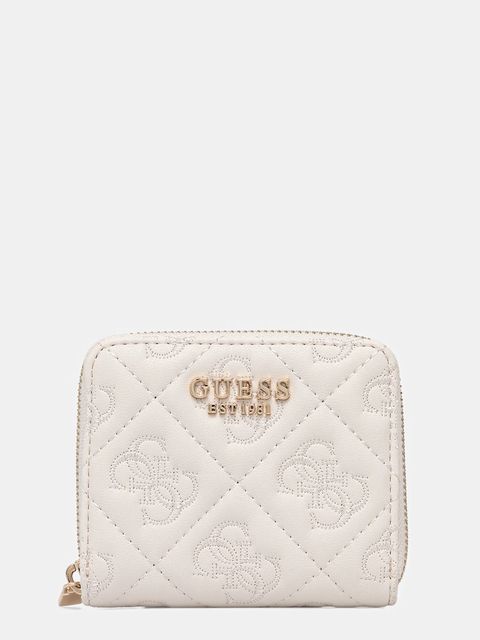 Guess portfel ADELASIA damski kolor beżowy SWQL96 58137 - zdjęcie produktu nr 1