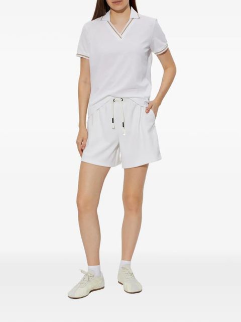 BOGNER Jula striped V-neck T-shirt - White - zdjęcie produktu nr 2