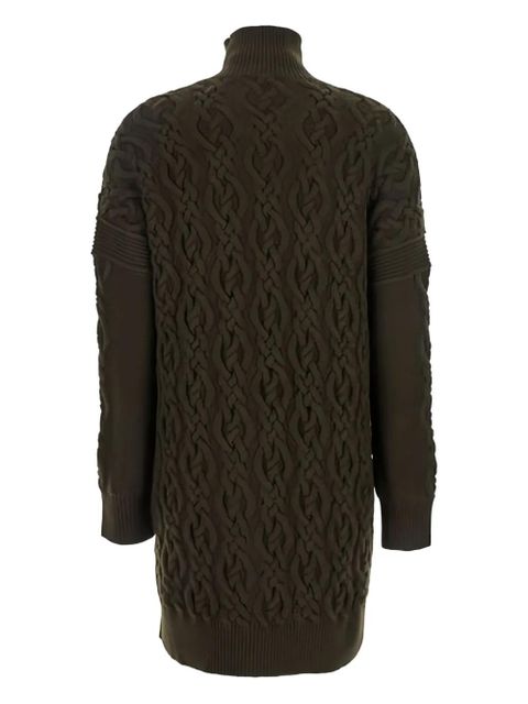 Max Mara cable knit roll-neck dress - Green - zdjęcie produktu nr 2