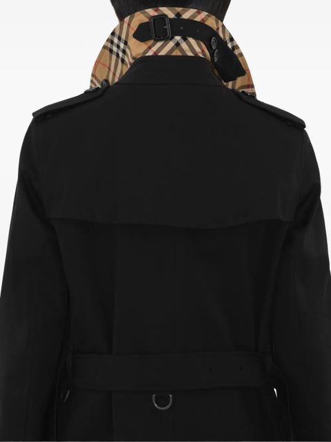 Burberry belted double-breasted trench coat - Black