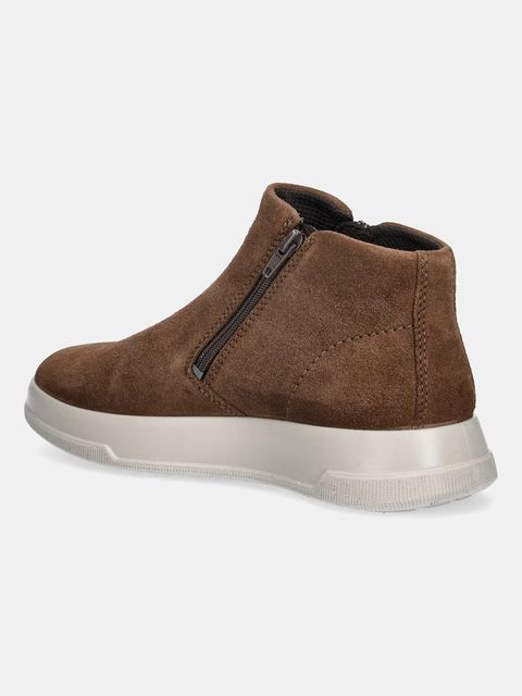 Ecco buty zamszowe Move Zip Bootie damskie kolor brązowy 223823-05034 - zdjęcie produktu nr 2
