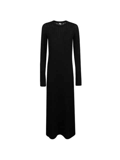 TOTEME cable-knit maxi dress - Black - zdjęcie produktu nr 1