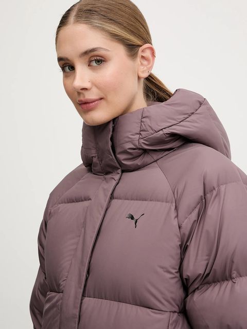 Puma kurtka puchowa kolor fioletowy zimowa 688392