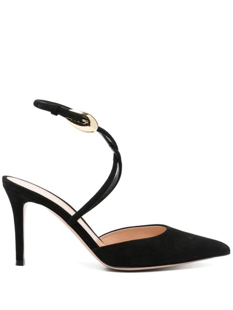 Gianvito Rossi 90mm suede pumps - Black - zdjęcie produktu nr 1