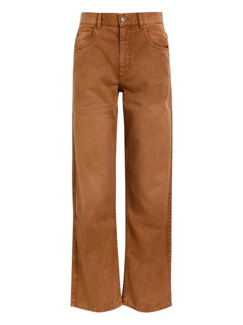ISABEL MARANT Jenny belt loops jeans - Brown - zdjęcie produktu nr 1