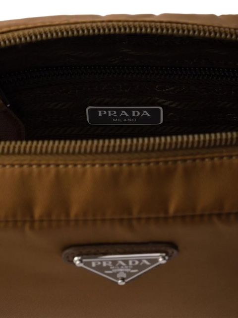 Prada Re-Nylon zip pouch - Brown