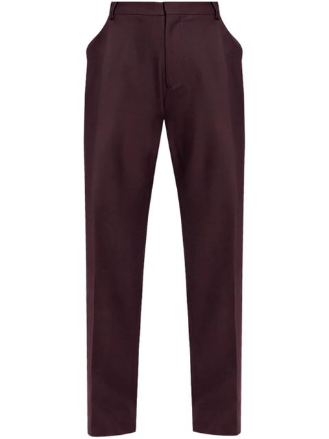 Victoria Beckham creased trousers - Red - zdjęcie produktu nr 1