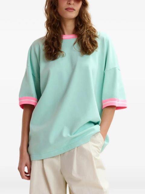 Essentiel Antwerp contrast-trim top - Blue