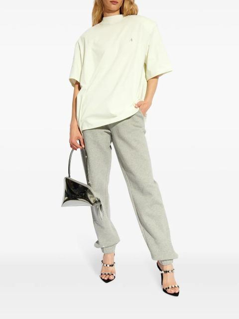 The Attico Penny cotton track pants - Grey - zdjęcie produktu nr 2