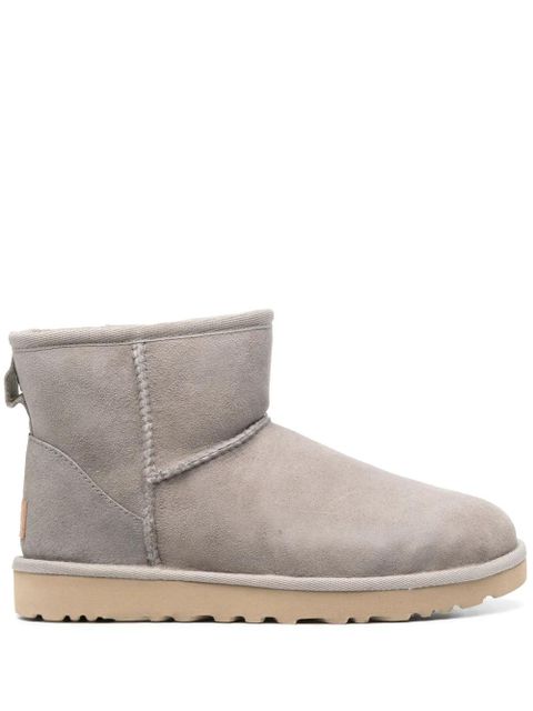 UGG fur-lined suede ankle boots - Grey - zdjęcie produktu nr 1