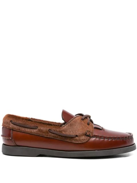 Hereu leather boat shoes - Brown - zdjęcie produktu nr 1