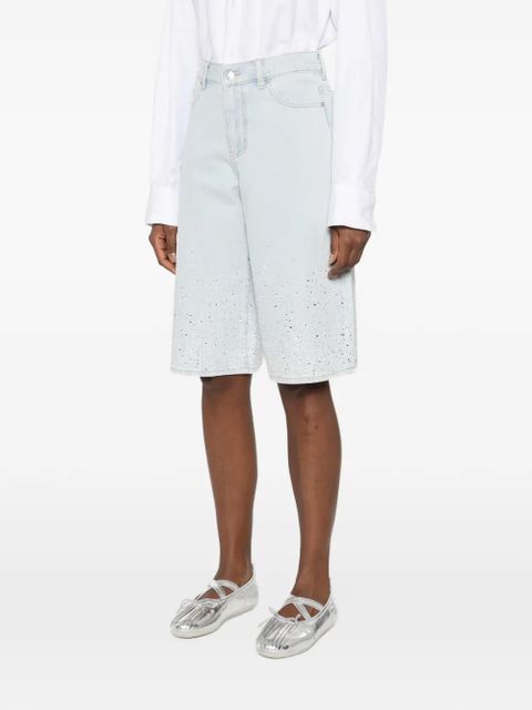 Maje embellished shorts - Blue
