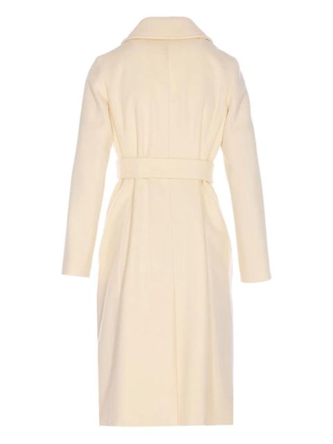Max Mara Bcollag belted double-breasted coat - White